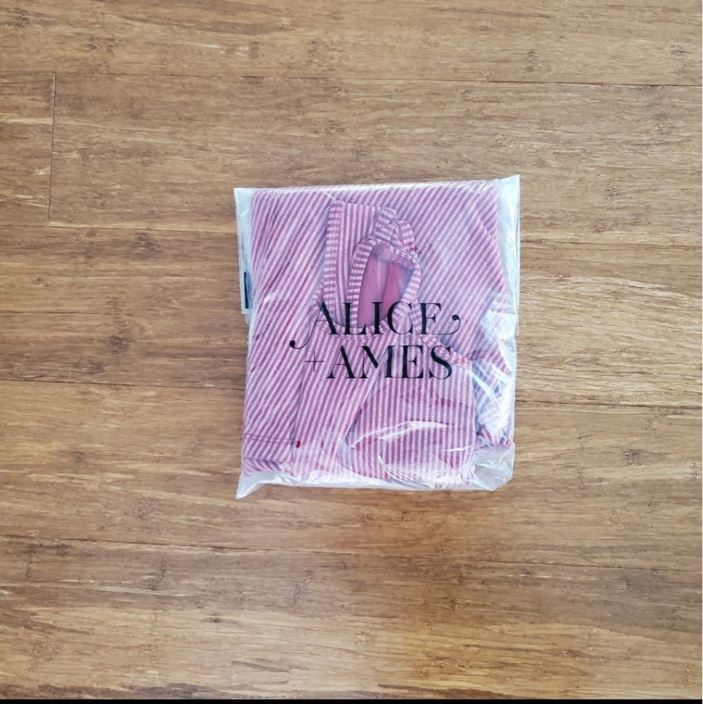 Alice + Ames Red Stripe Dress